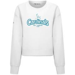 MLB St. Louis Cardinals Levelwear Women's Judd Cornerstone Cropped Sweatshirt