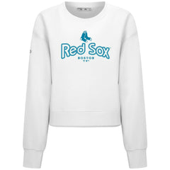 MLB Boston Red Sox Levelwear Women's Judd Cornerstone Cropped Sweatshirt