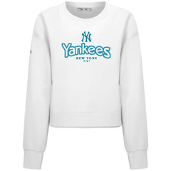 MLB New York Yankees Levelwear Women's Judd Cornerstone Cropped Sweatshirt