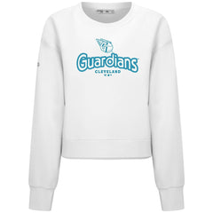 MLB Cleveland Guardians Levelwear Women's Judd Cornerstone Cropped Sweatshirt