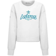 MLB Houston Astros Levelwear Women's Judd Cornerstone Cropped Sweatshirt
