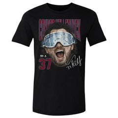 NHL Black Connor Hellebuyck US Men's Hockey 500 Level Goggles T-Shirt