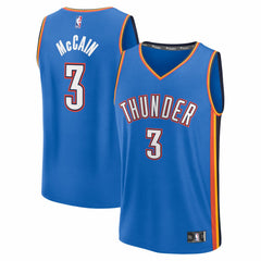NBA Jared McCain Oklahoma City Thunder Fast Break Replica Jersey