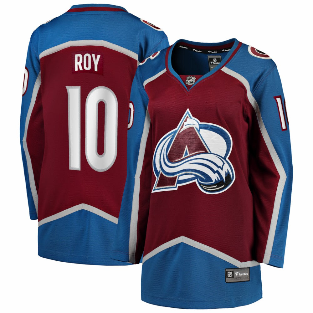 NHL Burgundy Nicolas Roy Colorado Avalanche Fanatics Women's Home Breakaway Jersey