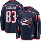 NHL Navy Conor Garland Columbus Blue Jackets Fanatics Home Breakaway Jersey