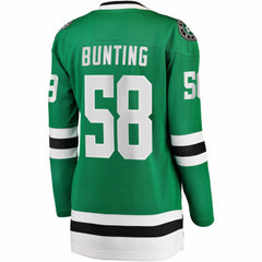 NHL Kelly Green Michael Bunting Dallas Stars Fanatics Women's Home Breakaway Jersey