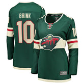 NHL Green Bobby Brink Minnesota Wild Fanatics Women's Home Breakaway Jersey