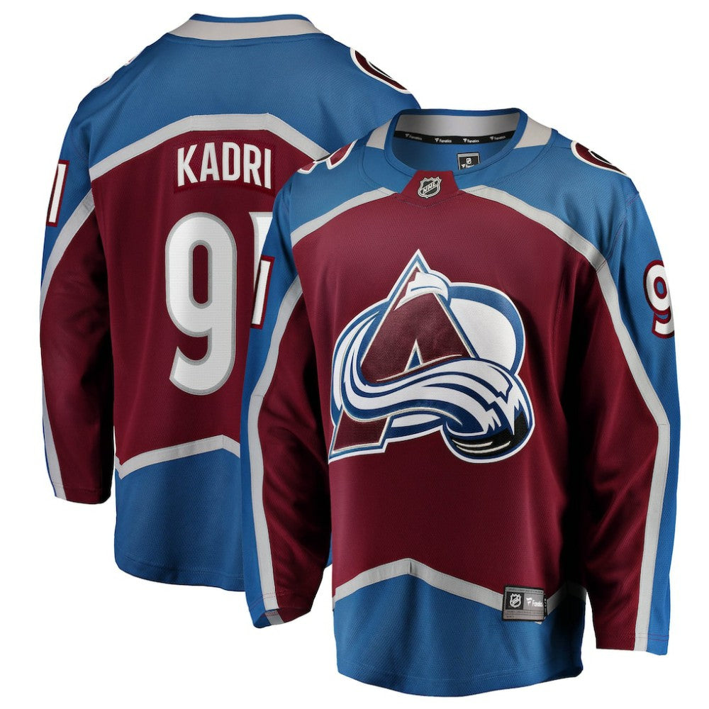 NHL Burgundy Nazem Kadri Colorado Avalanche Fanatics Home Breakaway Jersey