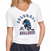 NHL White Colorado Avalanche Starter Women's Tough Puck T-Shirt