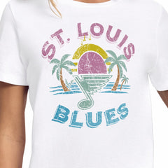 NHL White St. Louis Blues Starter Women's Tonal Beach T-Shirt