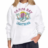 NHL White Tampa Bay Lightning Starter Women's Tonal Beach Hoodie