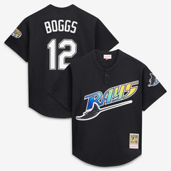 MLB Wade Boggs Tampa Bay Rays Mitchell & Ness Authentic Batting Practice Jersey