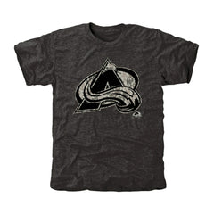 NHL This item will ship within 2 business days. Men's Colorado Avalanche Black Rink Warrior Tri-Blend T-Shirt