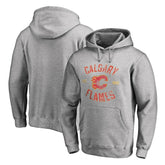NHL Ash Calgary Flames Heritage Pullover Hoodie