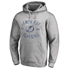 NHL Ash Tampa Bay Lightning Heritage Pullover Hoodie