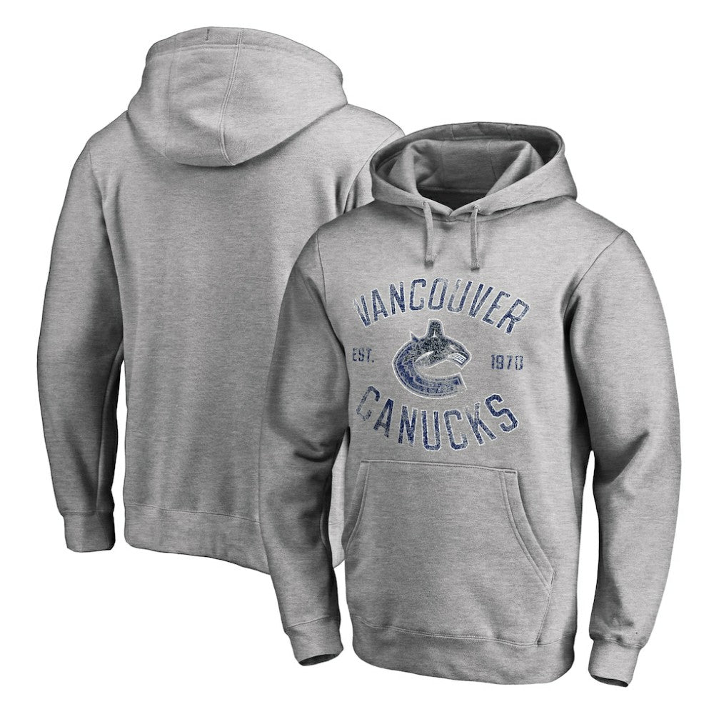 NHL Ash Vancouver Canucks Heritage Pullover Hoodie