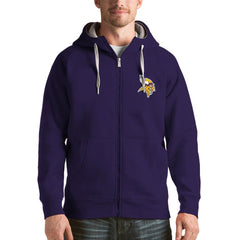 Antigua Victory Full-Zip Hoodie - Minnesota Vikings