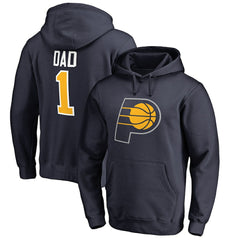 NBA Indiana Pacers #1 Dad Pullover Hoodie