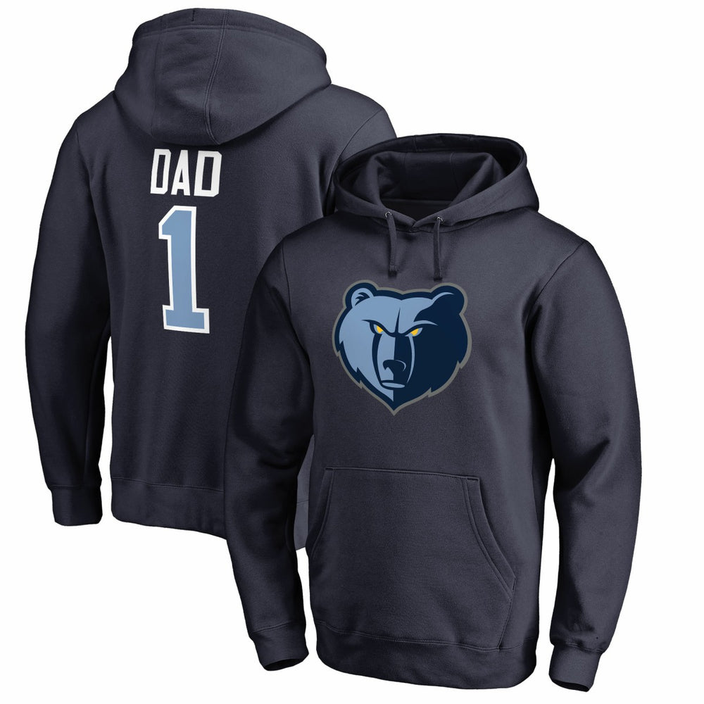 NBA Memphis Grizzlies #1 Dad Pullover Hoodie
