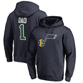 NBA Utah Jazz #1 Dad Pullover Hoodie