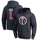 NBA Washington Wizards #1 Dad Pullover Hoodie