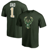 NBA Milwaukee Bucks #1 Dad T-Shirt