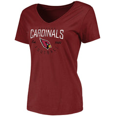 Women's Live For It V-Neck T-Shirt - Arizona Cardinals