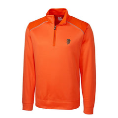 MLB San Francisco Giants Cutter & Buck Ridge WeatherTec Half-Zip Pullover Jacket