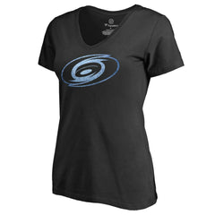 NHL Black Carolina Hurricanes Women's Pond Hockey T-Shirt
