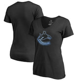 NHL Black Vancouver Canucks Women's Pond Hockey T-Shirt