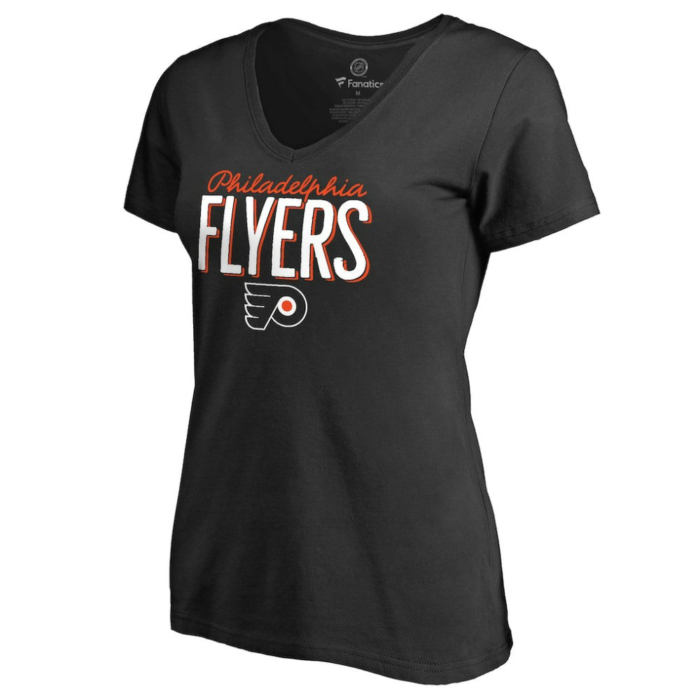 NHL Black Philadelphia Flyers Women's Nostalgia T-Shirt
