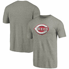 MLB Cincinnati Reds Distressed Team Tri-Blend T-Shirt