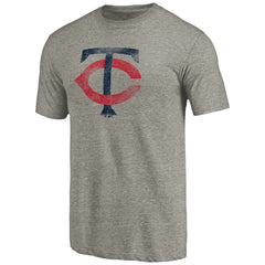 MLB Minnesota Twins Distressed Team Tri-Blend T-Shirt