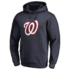 MLB Washington Nationals Official Logo Fitted Pullover Hoodie