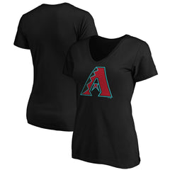 MLB Arizona Diamondbacks Women's Secondary Color Primary Logo T-Shirt