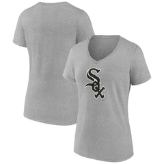 MLB Chicago White Sox Women's Secondary Color Primary Logo T-Shirt