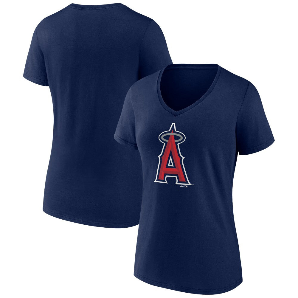 MLB Los Angeles Angels Women's Secondary Color Primary Logo T-Shirt