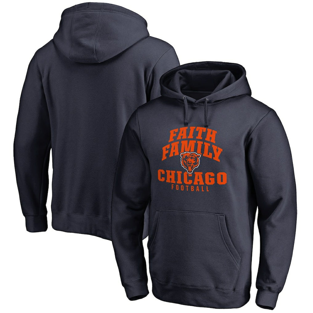 Faith Family Pullover Hoodie - Chicago Bears