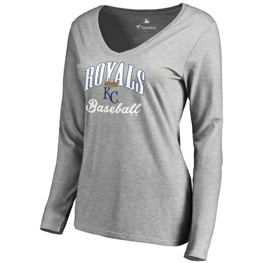 MLB Kansas City Royals Women's Victory Script Long Sleeve T-Shirt