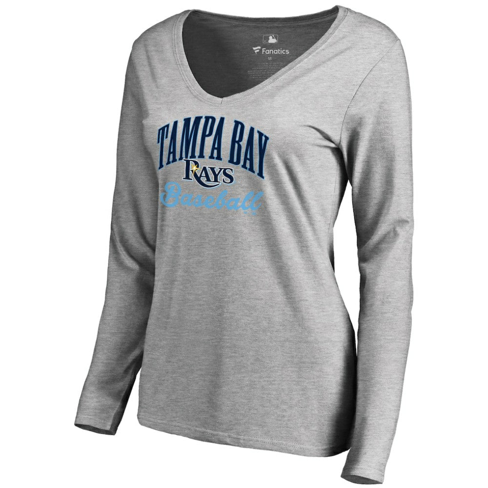 MLB Tampa Bay Rays Women's Victory Script Long Sleeve T-Shirt