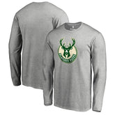NBA Milwaukee Bucks Primary Logo Long Sleeve T-Shirt