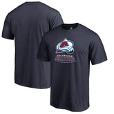 NHL Navy Colorado Avalanche Team Lockup T-Shirt
