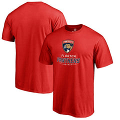 NHL Red Florida Panthers Team Lockup T-Shirt