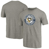 NHL Ash Pittsburgh Penguins Throwback Logo 1968-1969 Tri-Blend T-Shirt