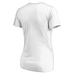 NHL White Vancouver Canucks Women's Whiteout V-Neck T-Shirt