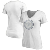 NHL White Winnipeg Jets Women's Whiteout V-Neck T-Shirt