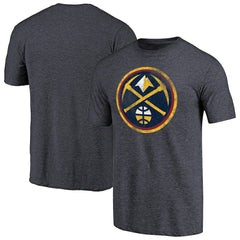 NBA Denver Nuggets Distressed Team Logo Tri-Blend T-Shirt sale