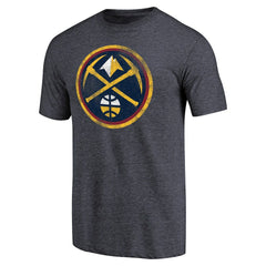 NBA Denver Nuggets Distressed Team Logo Tri-Blend T-Shirt sale