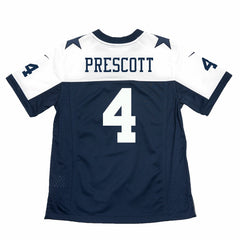 Dak Prescott Youth Throwback Game Jersey - Dallas Cowboys