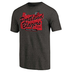 NBA Portland Trail Blazers Hometown Collection Old Town 2 Tri-Blend T-Shirt